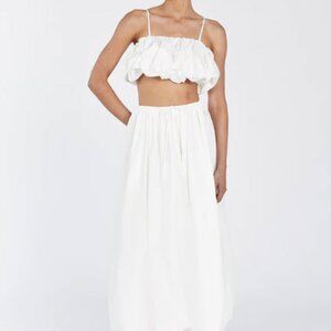 NWTs DISSH Monty bubble skirt and matching  bubble crop top